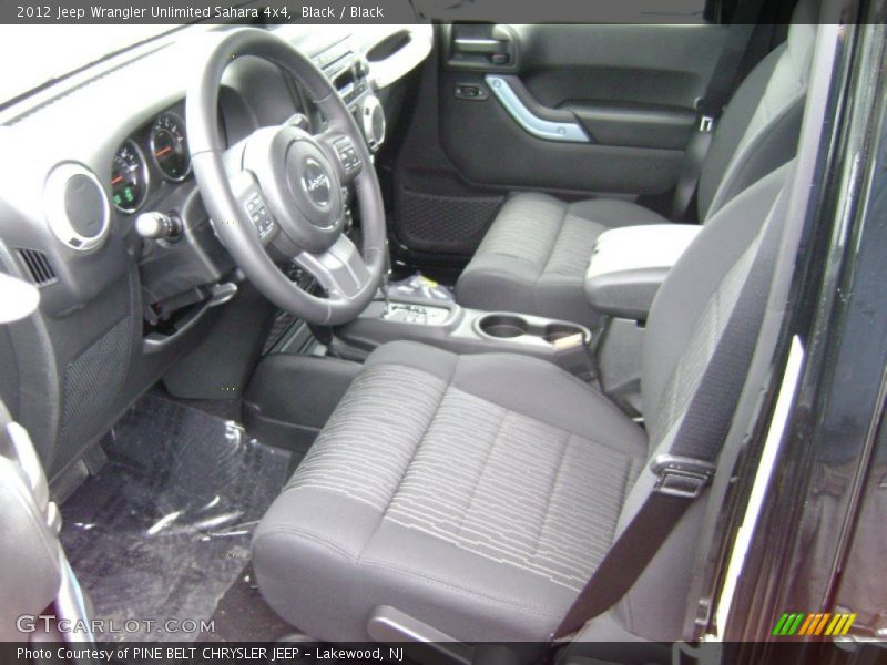 Black / Black 2012 Jeep Wrangler Unlimited Sahara 4x4