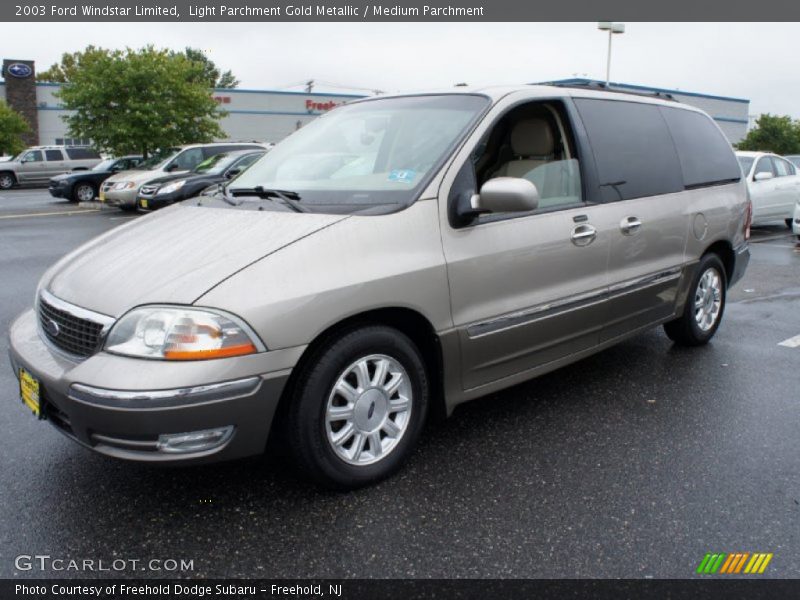 Light Parchment Gold Metallic / Medium Parchment 2003 Ford Windstar Limited