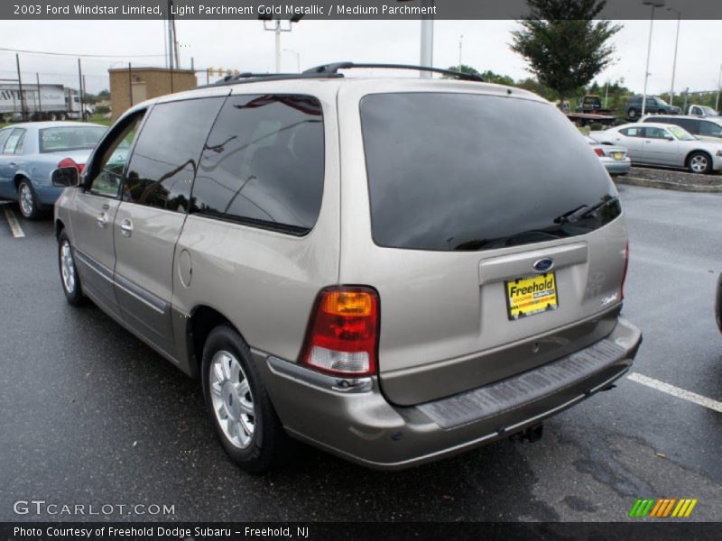 Light Parchment Gold Metallic / Medium Parchment 2003 Ford Windstar Limited