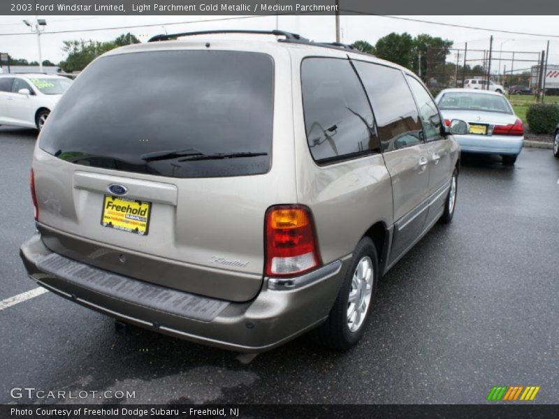 Light Parchment Gold Metallic / Medium Parchment 2003 Ford Windstar Limited