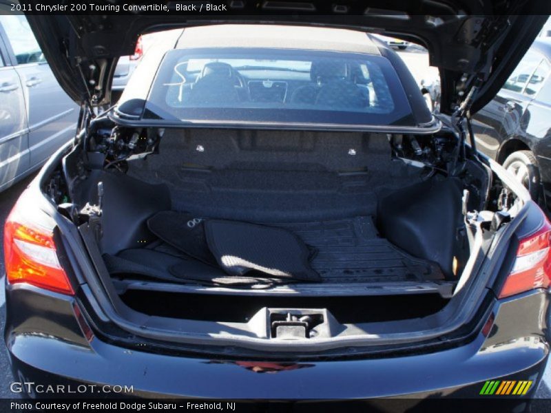 Black / Black 2011 Chrysler 200 Touring Convertible