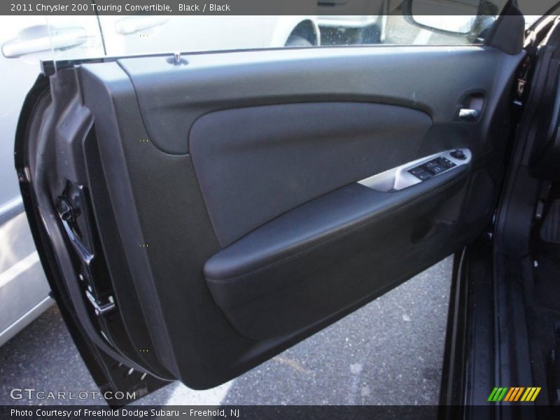 Black / Black 2011 Chrysler 200 Touring Convertible