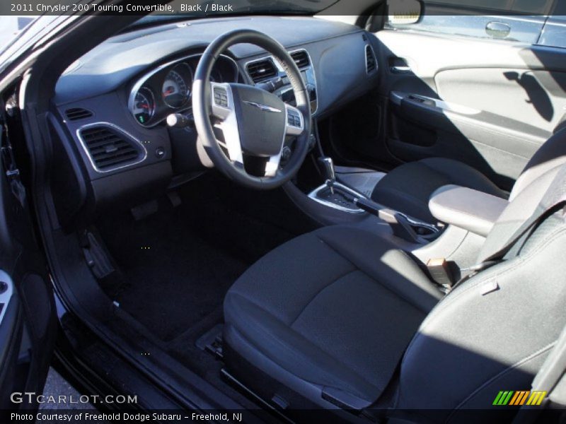 Black / Black 2011 Chrysler 200 Touring Convertible