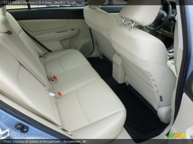  2012 Impreza 2.0i 4 Door Ivory Interior
