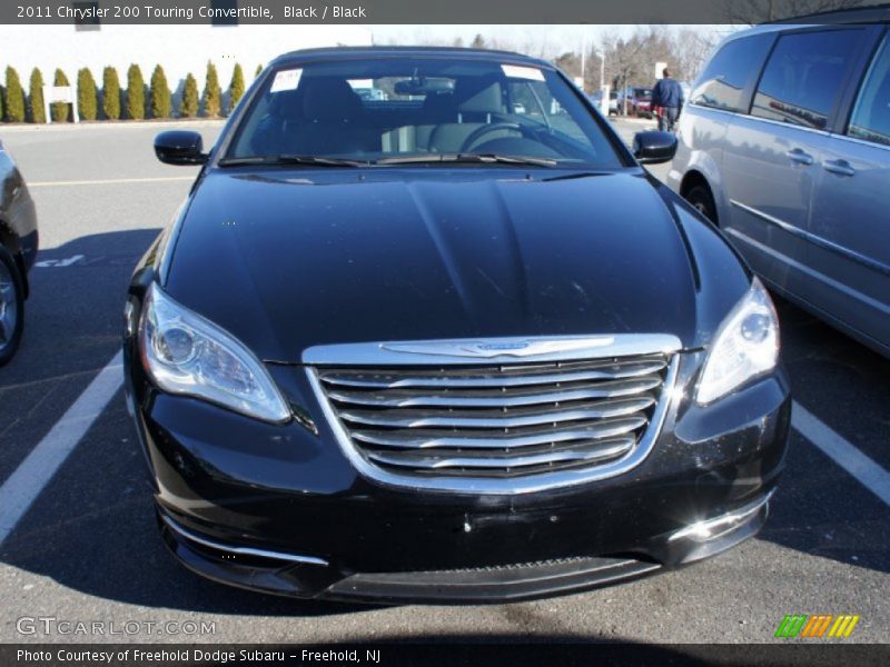 Black / Black 2011 Chrysler 200 Touring Convertible