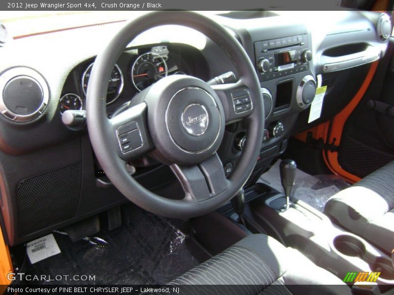 Crush Orange / Black 2012 Jeep Wrangler Sport 4x4