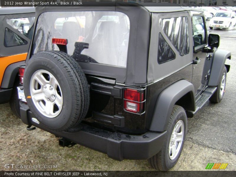 Black / Black 2012 Jeep Wrangler Sport 4x4