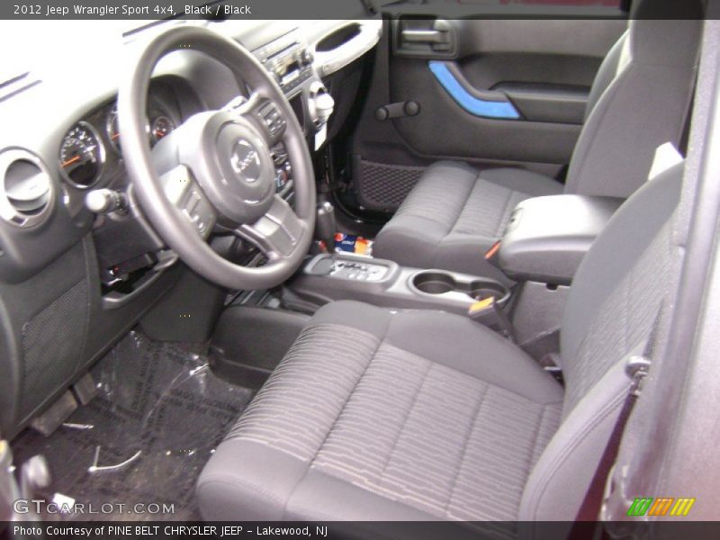 Black / Black 2012 Jeep Wrangler Sport 4x4