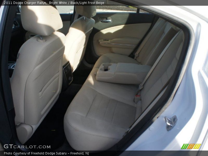 Bright White / Black/Light Frost Beige 2011 Dodge Charger Rallye
