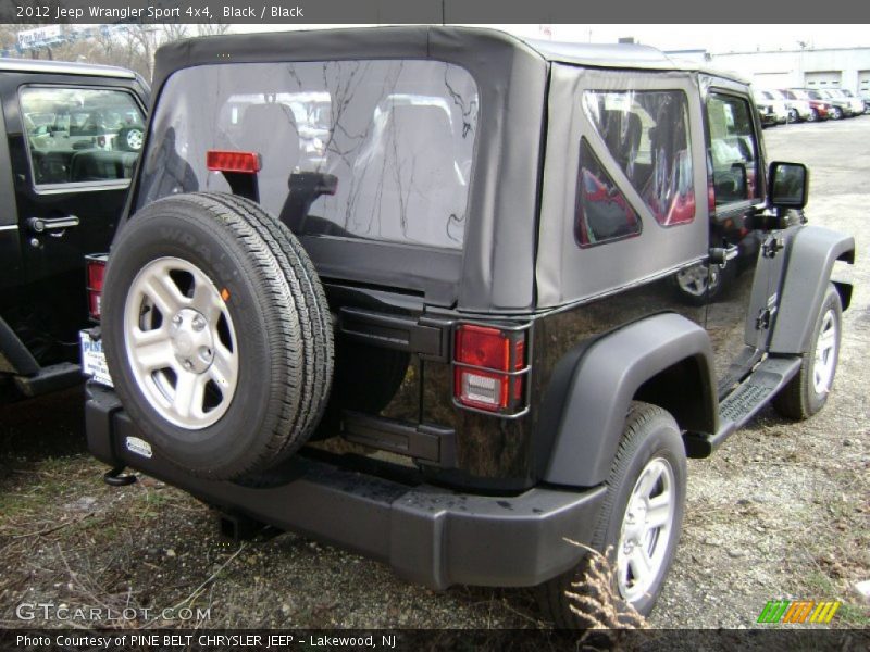 Black / Black 2012 Jeep Wrangler Sport 4x4