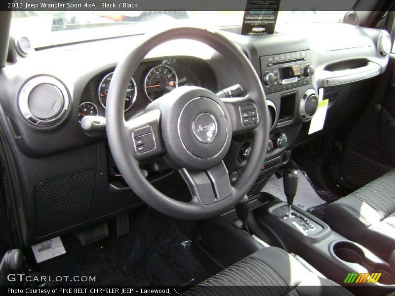 Black / Black 2012 Jeep Wrangler Sport 4x4