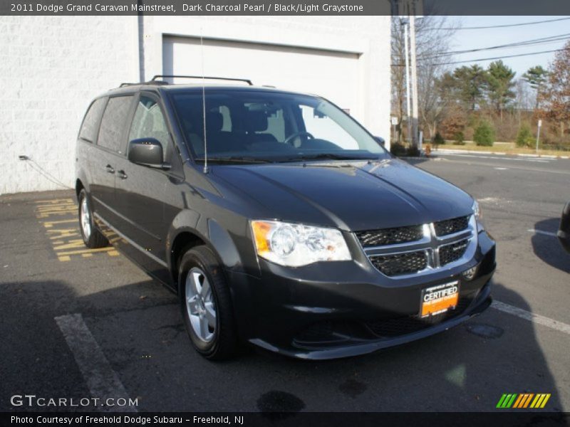 Dark Charcoal Pearl / Black/Light Graystone 2011 Dodge Grand Caravan Mainstreet