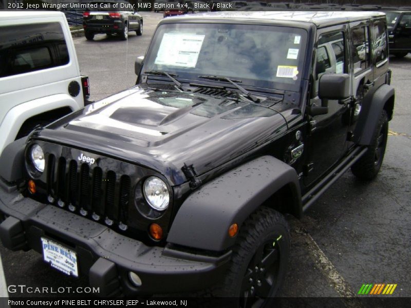 Black / Black 2012 Jeep Wrangler Unlimited Call of Duty: MW3 Edition 4x4