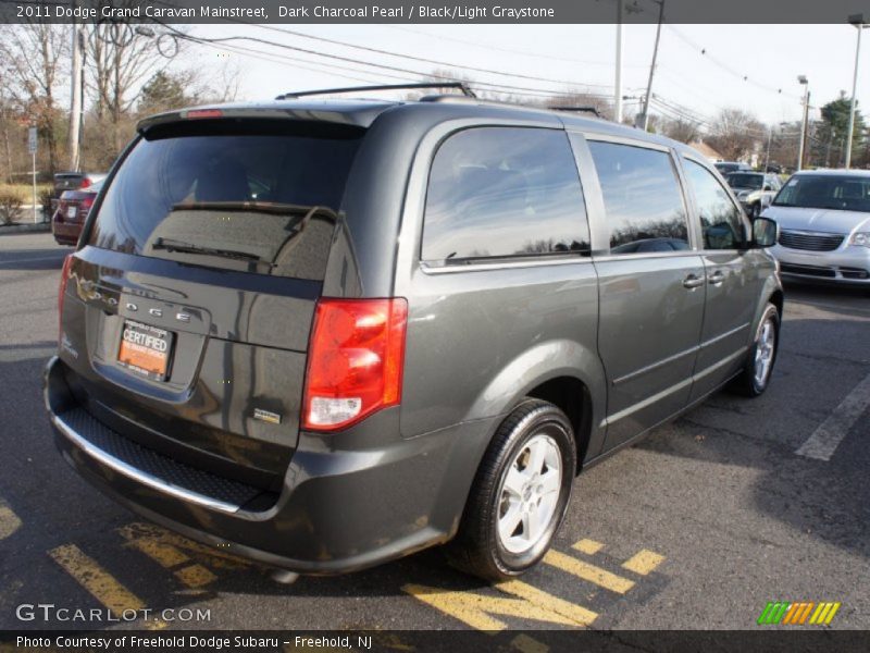 Dark Charcoal Pearl / Black/Light Graystone 2011 Dodge Grand Caravan Mainstreet
