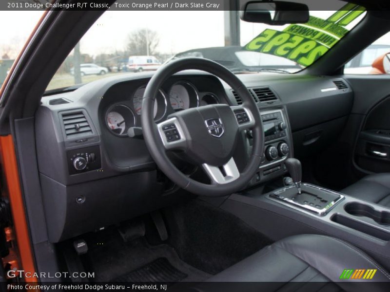 Dashboard of 2011 Challenger R/T Classic