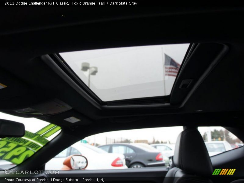 Sunroof of 2011 Challenger R/T Classic