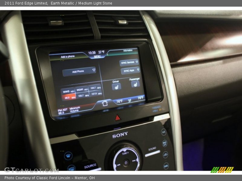 Earth Metallic / Medium Light Stone 2011 Ford Edge Limited