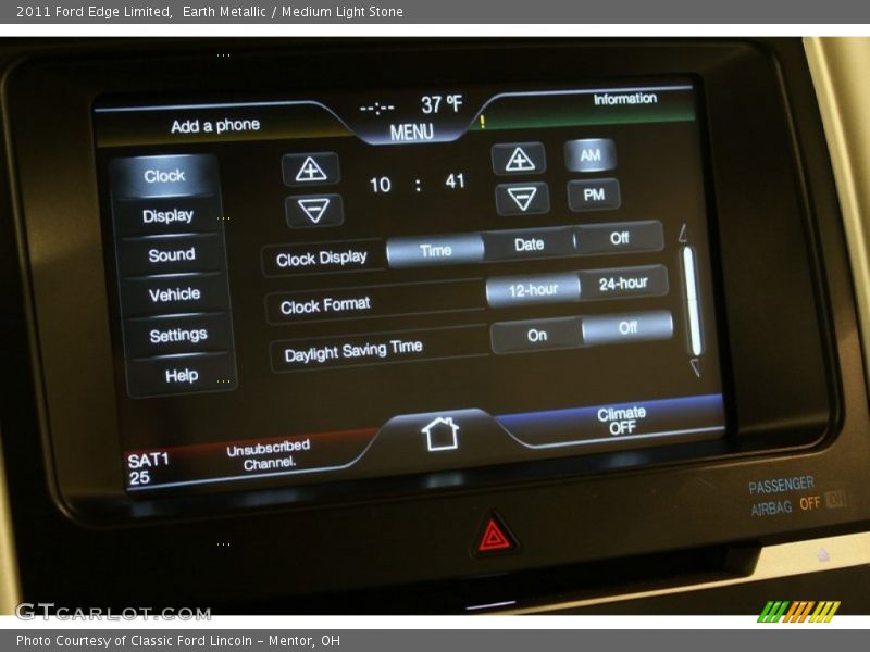 Earth Metallic / Medium Light Stone 2011 Ford Edge Limited