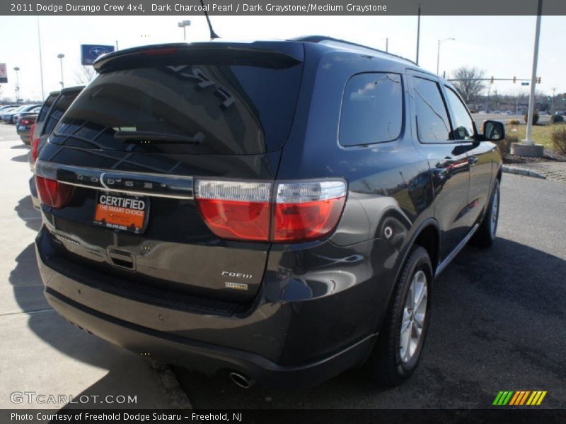 Dark Charcoal Pearl / Dark Graystone/Medium Graystone 2011 Dodge Durango Crew 4x4