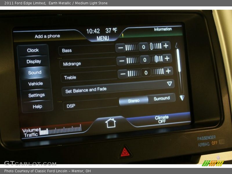 Earth Metallic / Medium Light Stone 2011 Ford Edge Limited