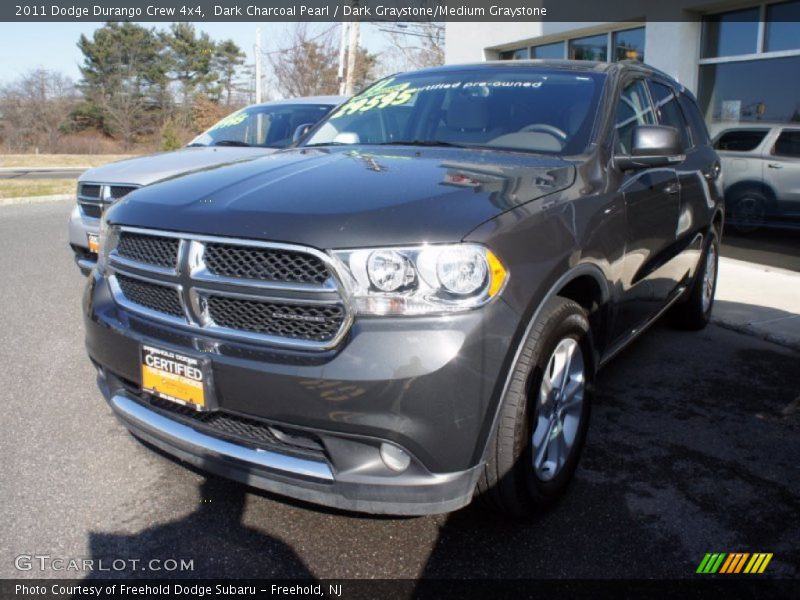 Dark Charcoal Pearl / Dark Graystone/Medium Graystone 2011 Dodge Durango Crew 4x4