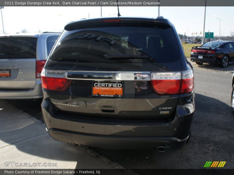 Dark Charcoal Pearl / Dark Graystone/Medium Graystone 2011 Dodge Durango Crew 4x4