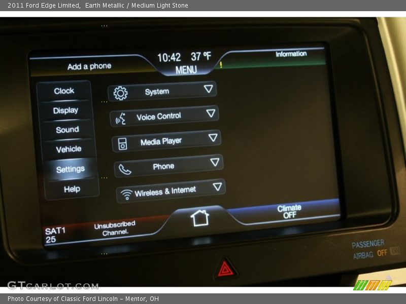 Earth Metallic / Medium Light Stone 2011 Ford Edge Limited
