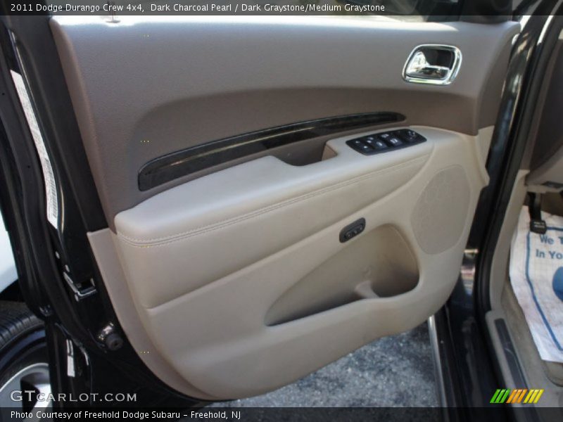 Dark Charcoal Pearl / Dark Graystone/Medium Graystone 2011 Dodge Durango Crew 4x4
