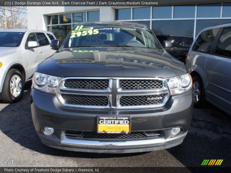 Dark Charcoal Pearl / Dark Graystone/Medium Graystone 2011 Dodge Durango Crew 4x4