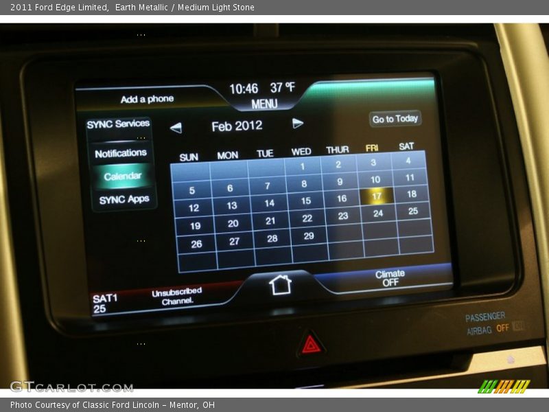 Earth Metallic / Medium Light Stone 2011 Ford Edge Limited
