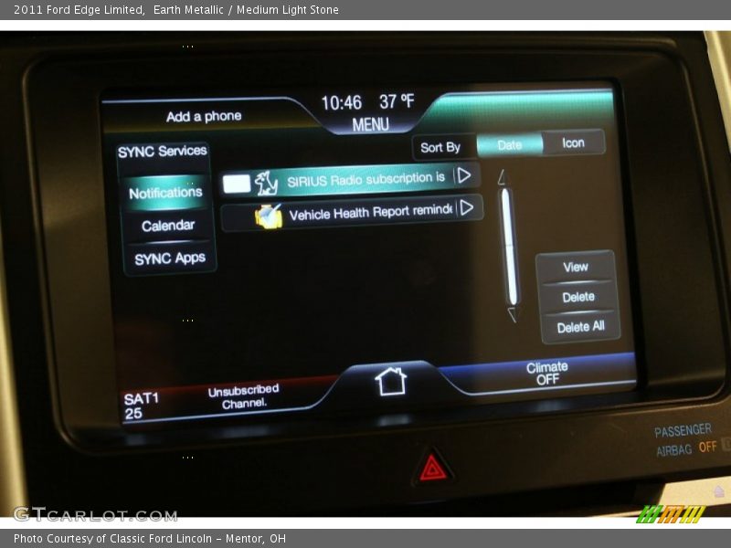 Earth Metallic / Medium Light Stone 2011 Ford Edge Limited