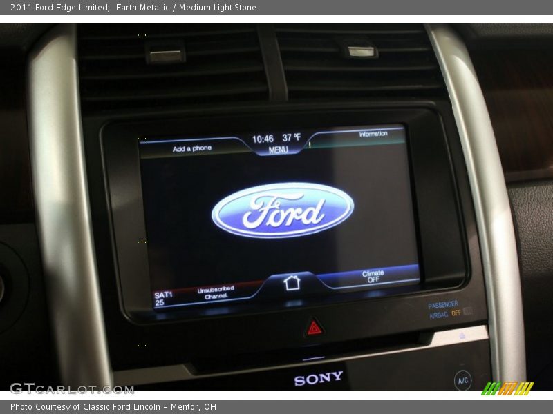 Earth Metallic / Medium Light Stone 2011 Ford Edge Limited