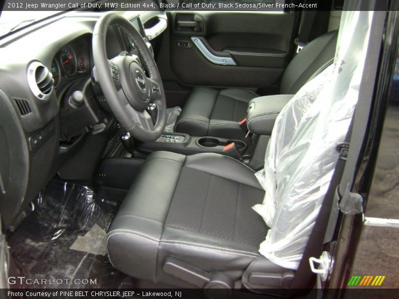 Black / Call of Duty: Black Sedosa/Silver French-Accent 2012 Jeep Wrangler Call of Duty: MW3 Edition 4x4