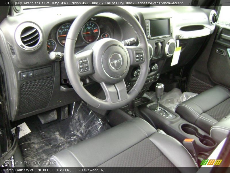  2012 Wrangler Call of Duty: MW3 Edition 4x4 Call of Duty: Black Sedosa/Silver French-Accent Interior