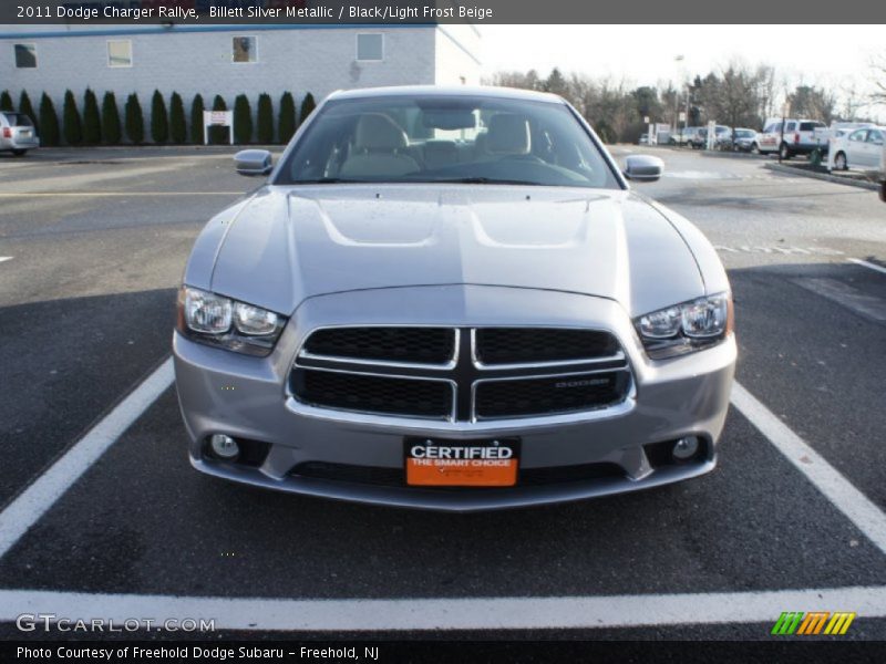 Billett Silver Metallic / Black/Light Frost Beige 2011 Dodge Charger Rallye