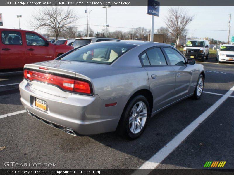 Billett Silver Metallic / Black/Light Frost Beige 2011 Dodge Charger Rallye