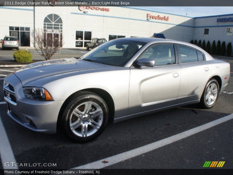 Billett Silver Metallic / Black/Light Frost Beige 2011 Dodge Charger Rallye