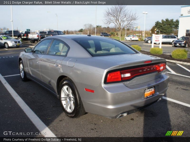 Billett Silver Metallic / Black/Light Frost Beige 2011 Dodge Charger Rallye