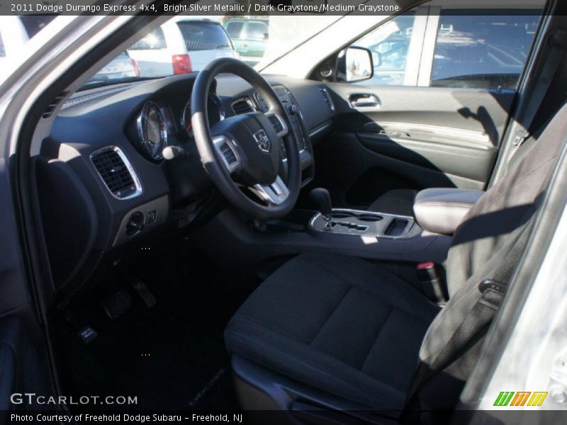Bright Silver Metallic / Dark Graystone/Medium Graystone 2011 Dodge Durango Express 4x4