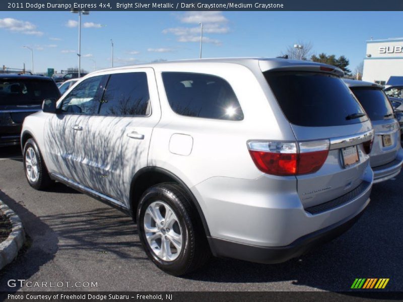 Bright Silver Metallic / Dark Graystone/Medium Graystone 2011 Dodge Durango Express 4x4