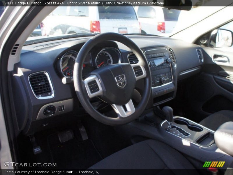 Bright Silver Metallic / Dark Graystone/Medium Graystone 2011 Dodge Durango Express 4x4