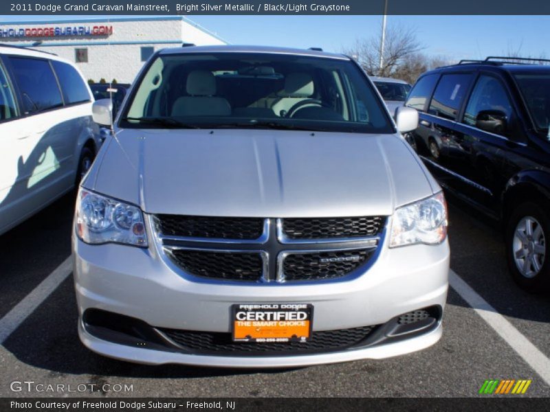 Bright Silver Metallic / Black/Light Graystone 2011 Dodge Grand Caravan Mainstreet