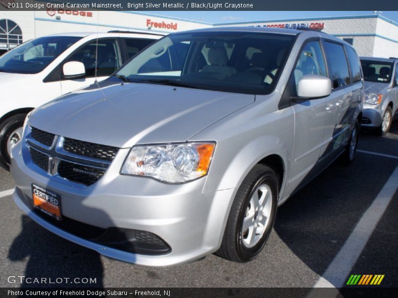 Bright Silver Metallic / Black/Light Graystone 2011 Dodge Grand Caravan Mainstreet