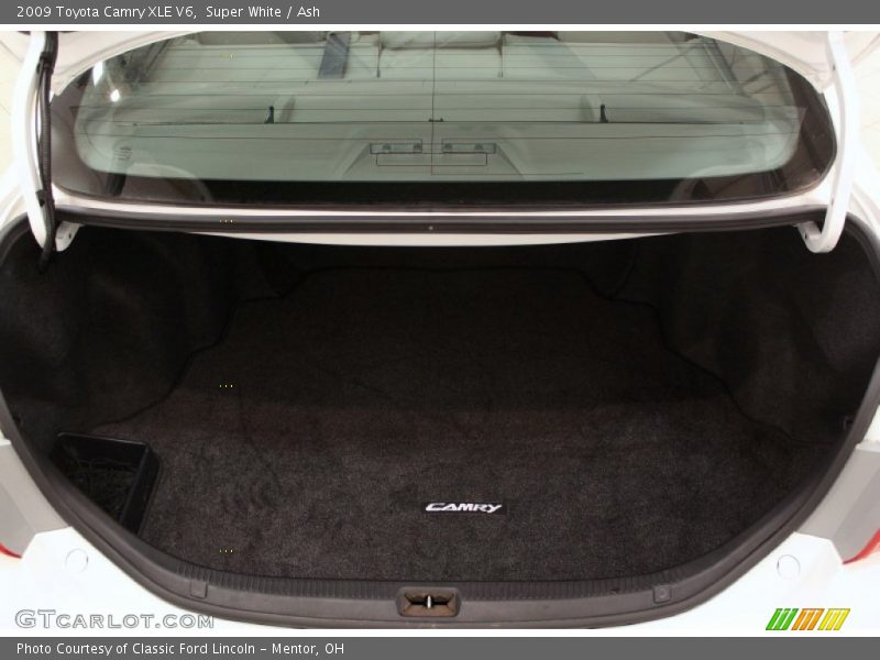 Super White / Ash 2009 Toyota Camry XLE V6