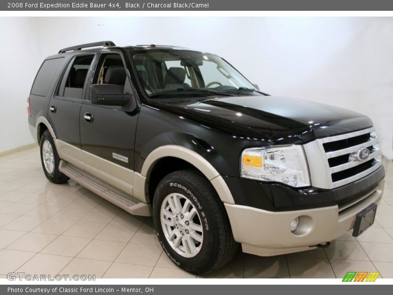 Black / Charcoal Black/Camel 2008 Ford Expedition Eddie Bauer 4x4