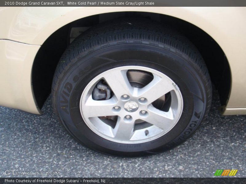 White Gold Pearl / Medium Slate Gray/Light Shale 2010 Dodge Grand Caravan SXT