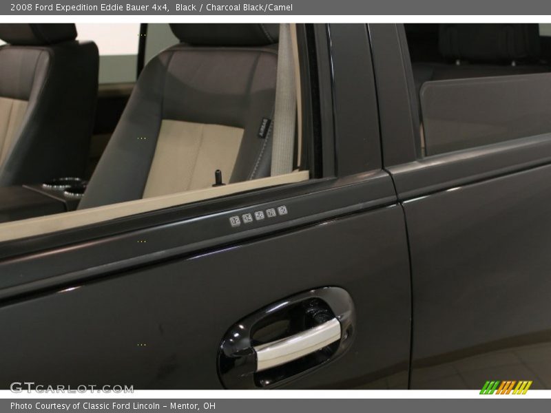Black / Charcoal Black/Camel 2008 Ford Expedition Eddie Bauer 4x4