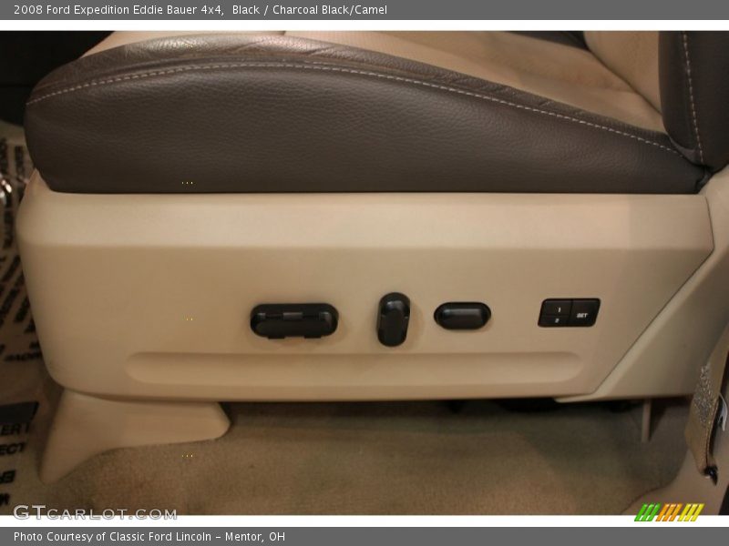 Black / Charcoal Black/Camel 2008 Ford Expedition Eddie Bauer 4x4