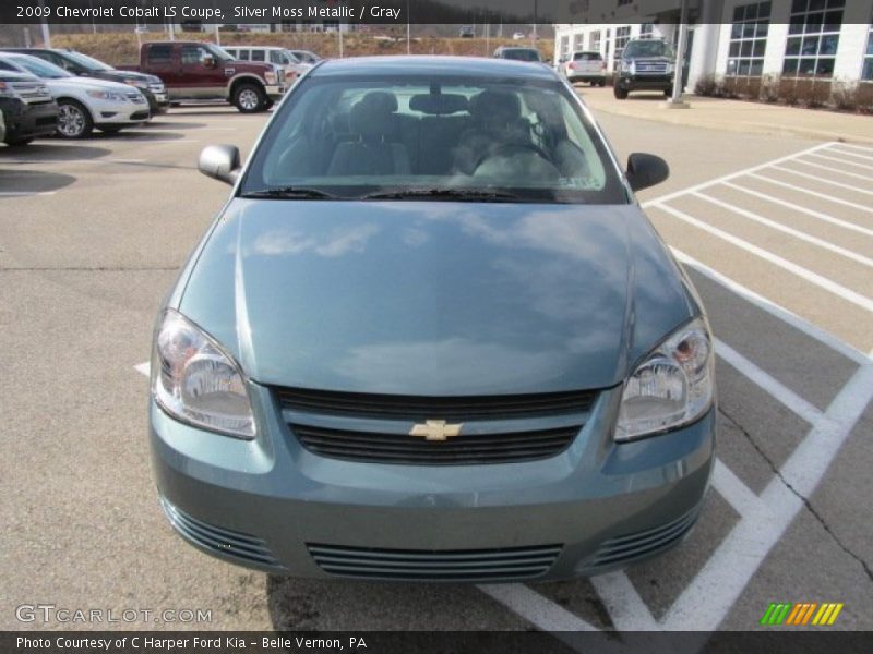 Silver Moss Metallic / Gray 2009 Chevrolet Cobalt LS Coupe