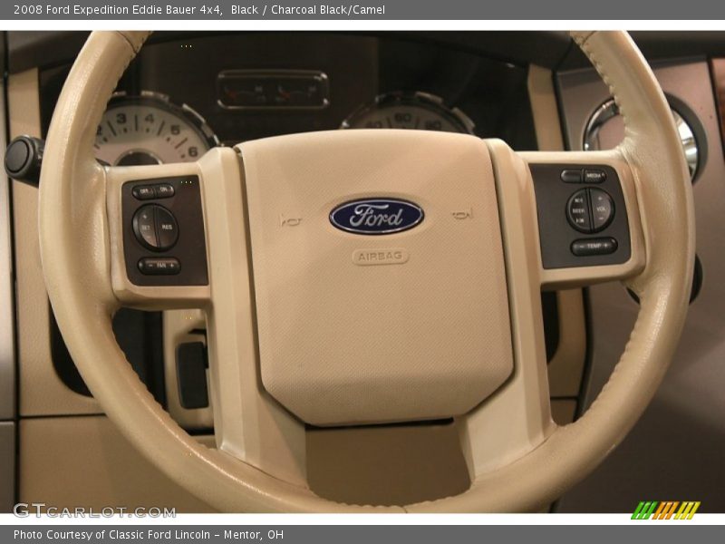 Black / Charcoal Black/Camel 2008 Ford Expedition Eddie Bauer 4x4